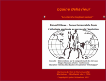 Tablet Screenshot of equinebehaviour.com